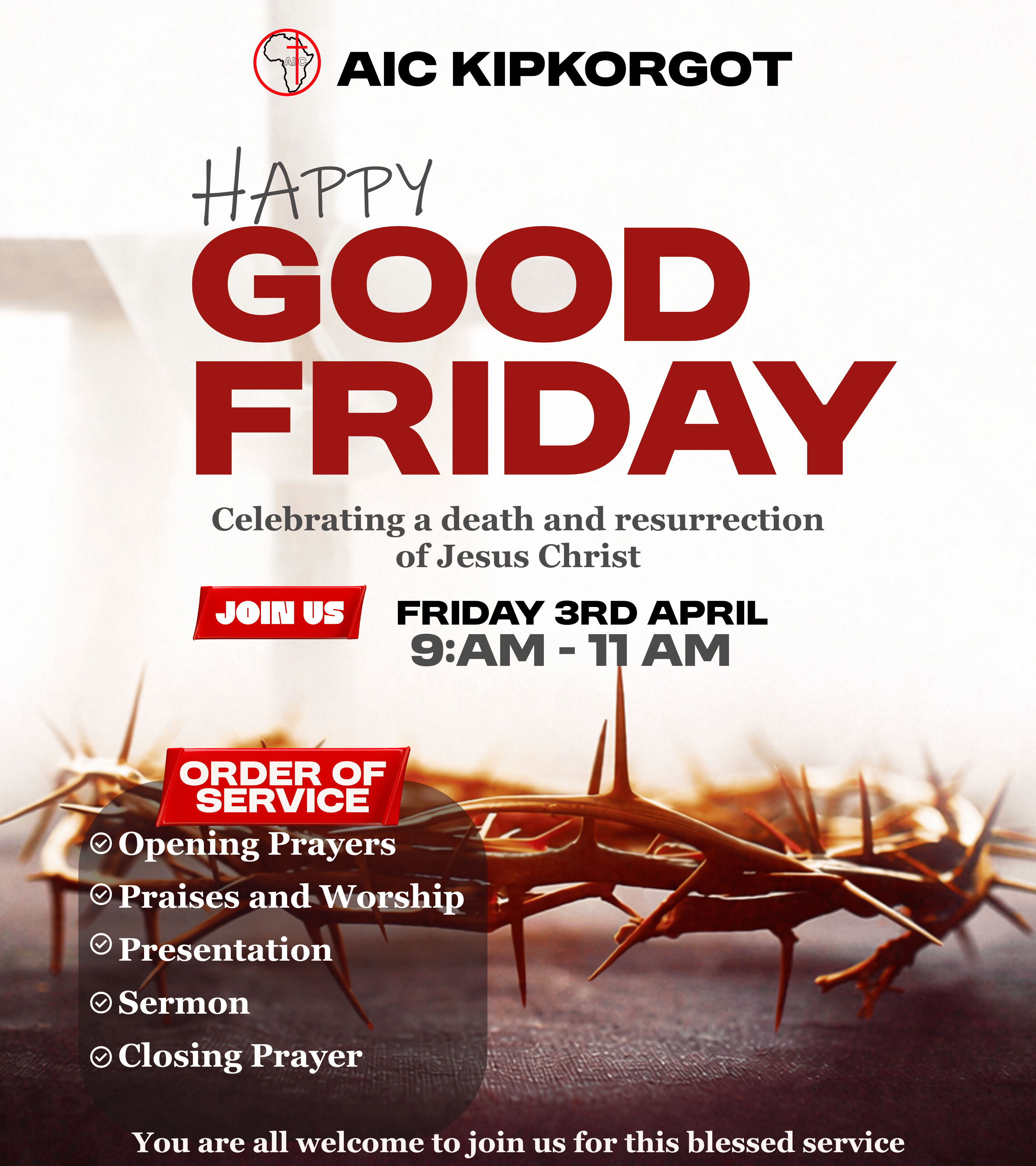 Easter Service(Good Friday)