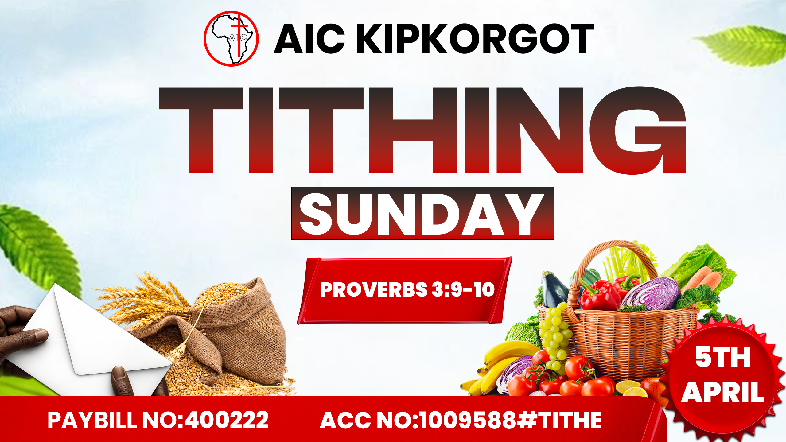 TITHE GIVING SUNDAY